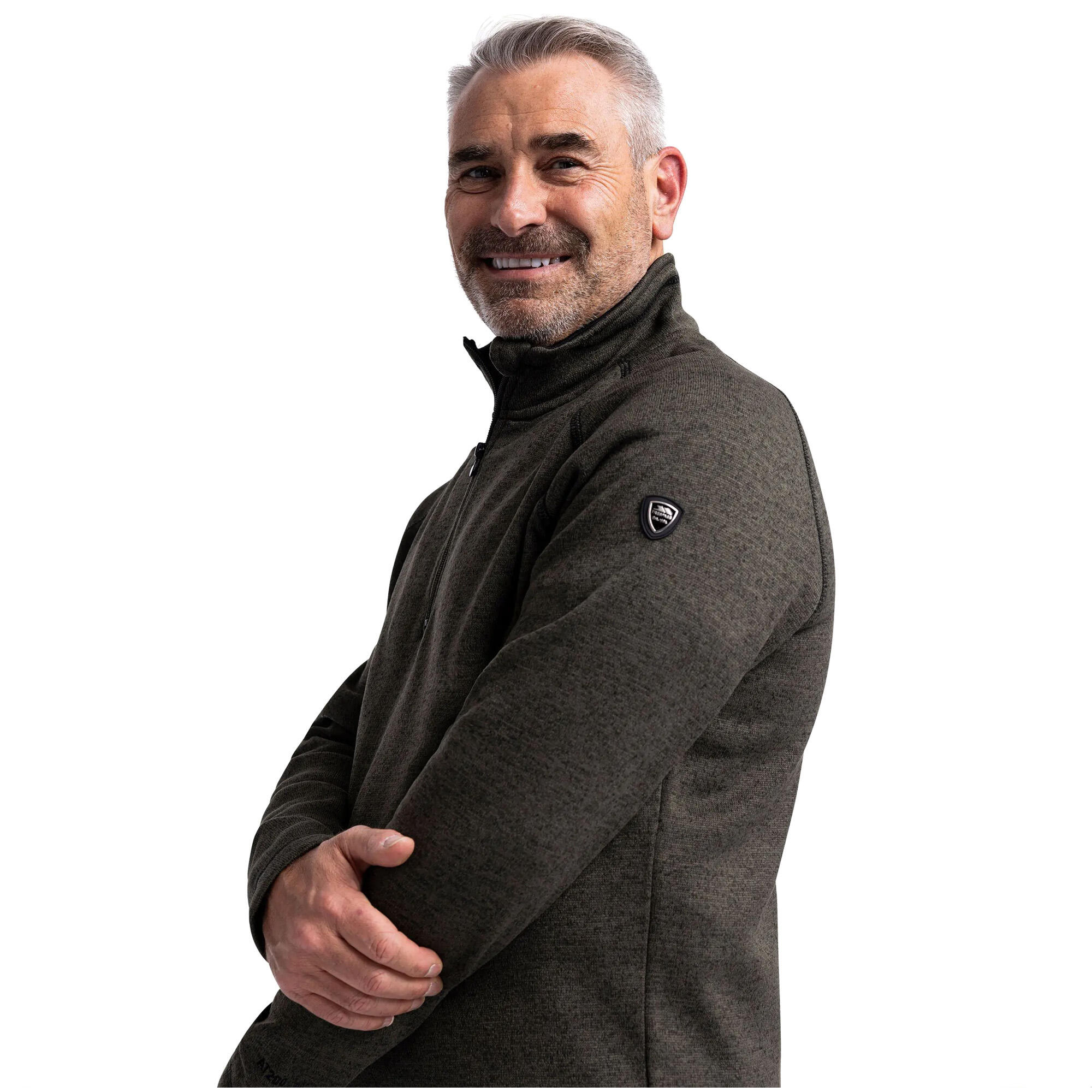 Forro Polar Corsham de Jaspeado para Hombre Viña Oscura 3/5