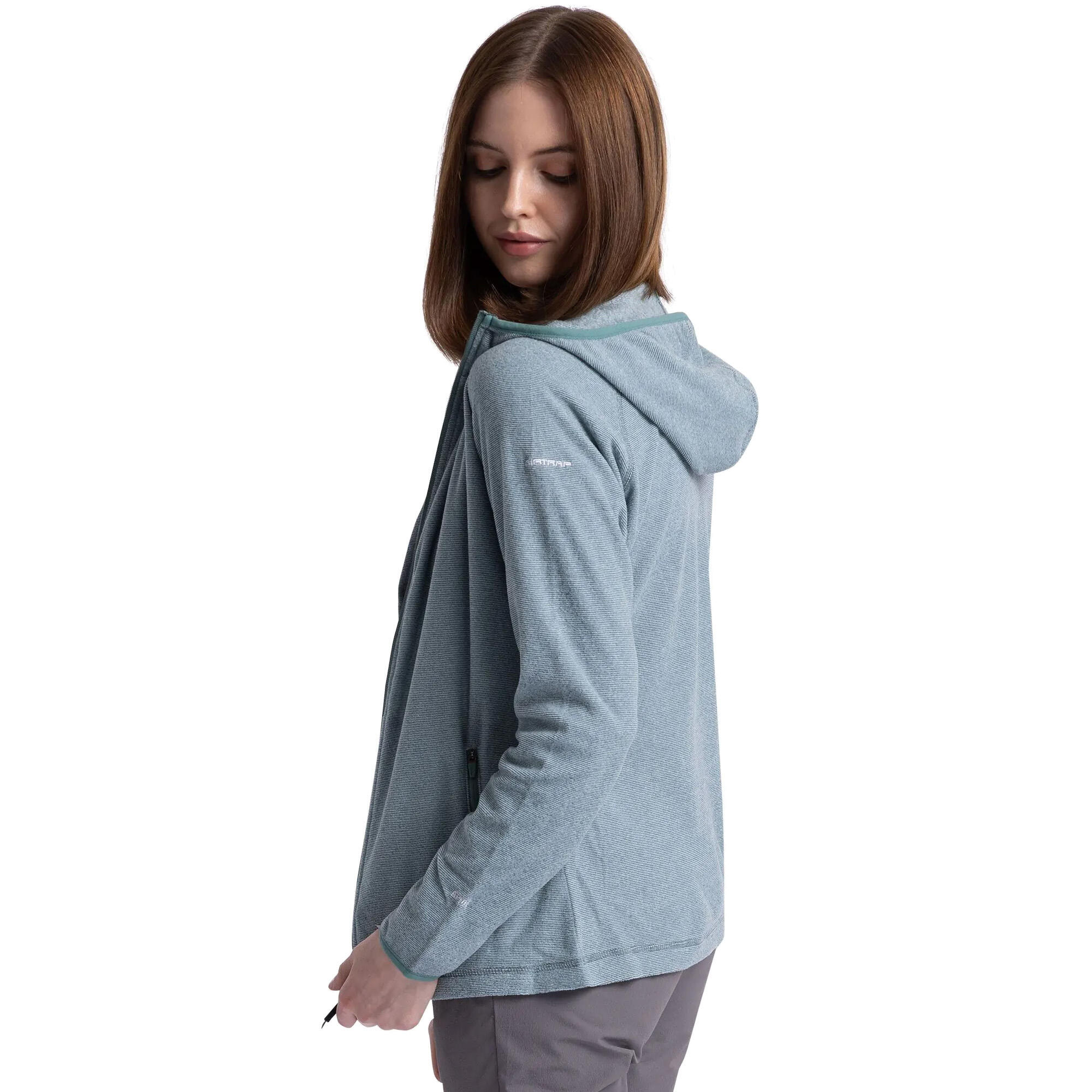 Fleecejacke Jennings, leicht und dünn Damen Blaugrüner Nebel 4/5