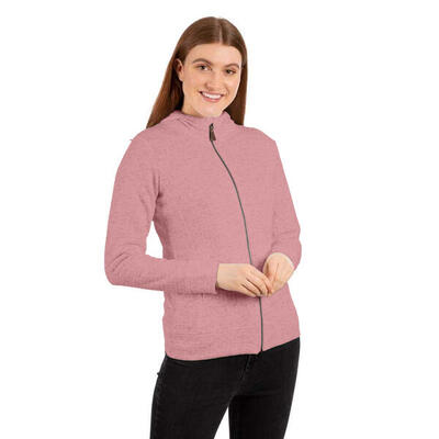 Felpa Con Cappuccio E Zip Intera Donna Trespass Winnie Bianco Fantasma Marna