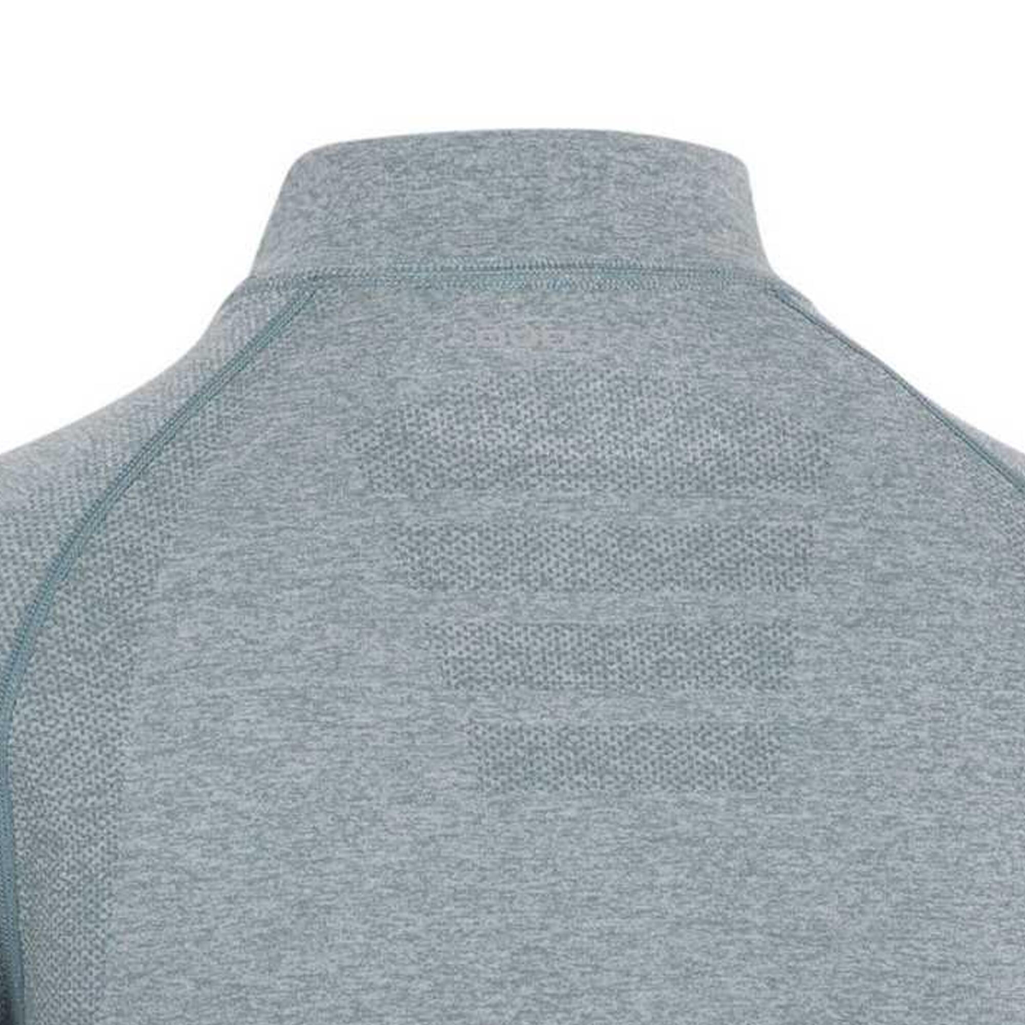 Top Active Mezza Cerniera Manica Lunga Donna Trespass Pelina Nebbia Verde Acqua 3/5