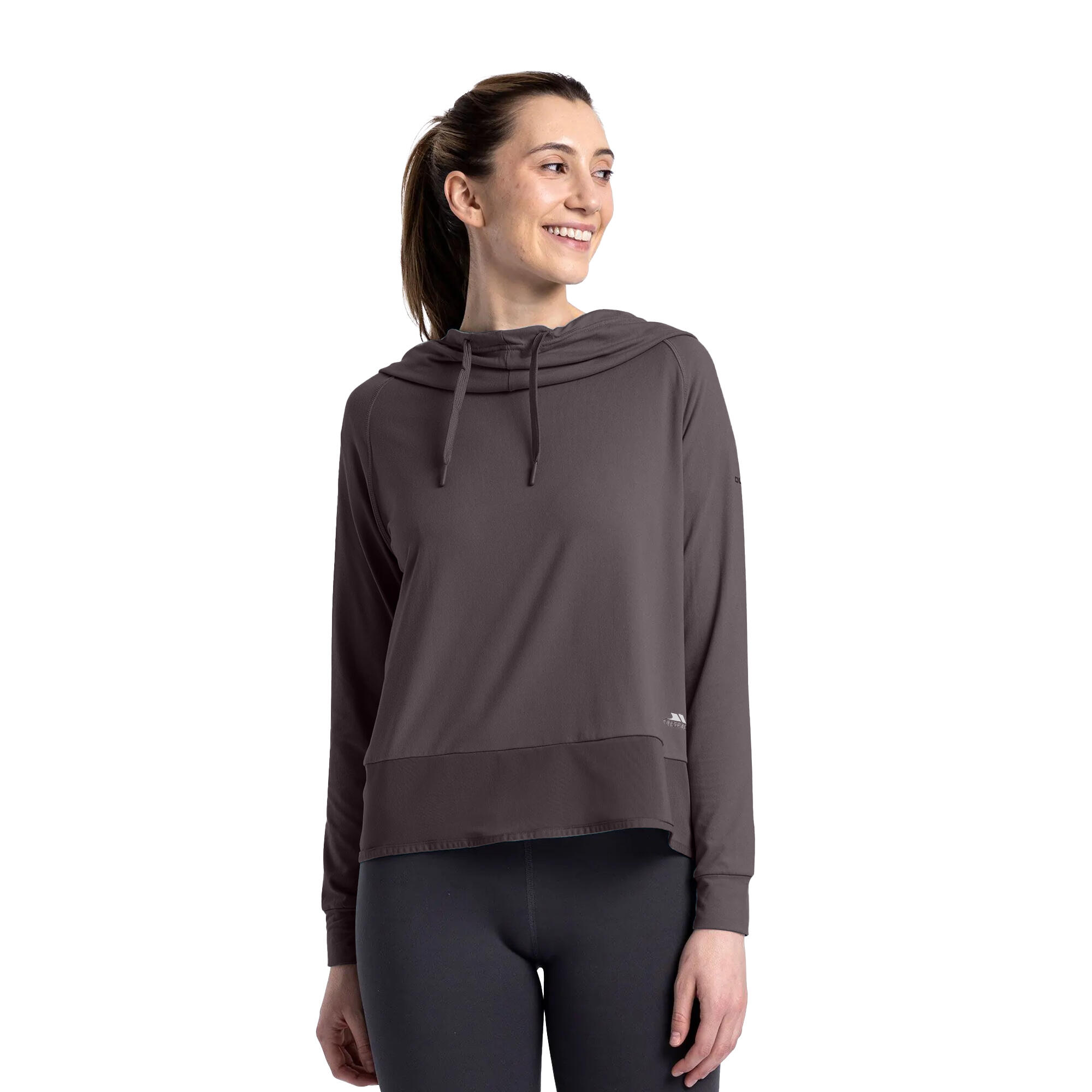 Sweat De Sport À Capuche IMMY Femme (Gris Foncé) 4/5