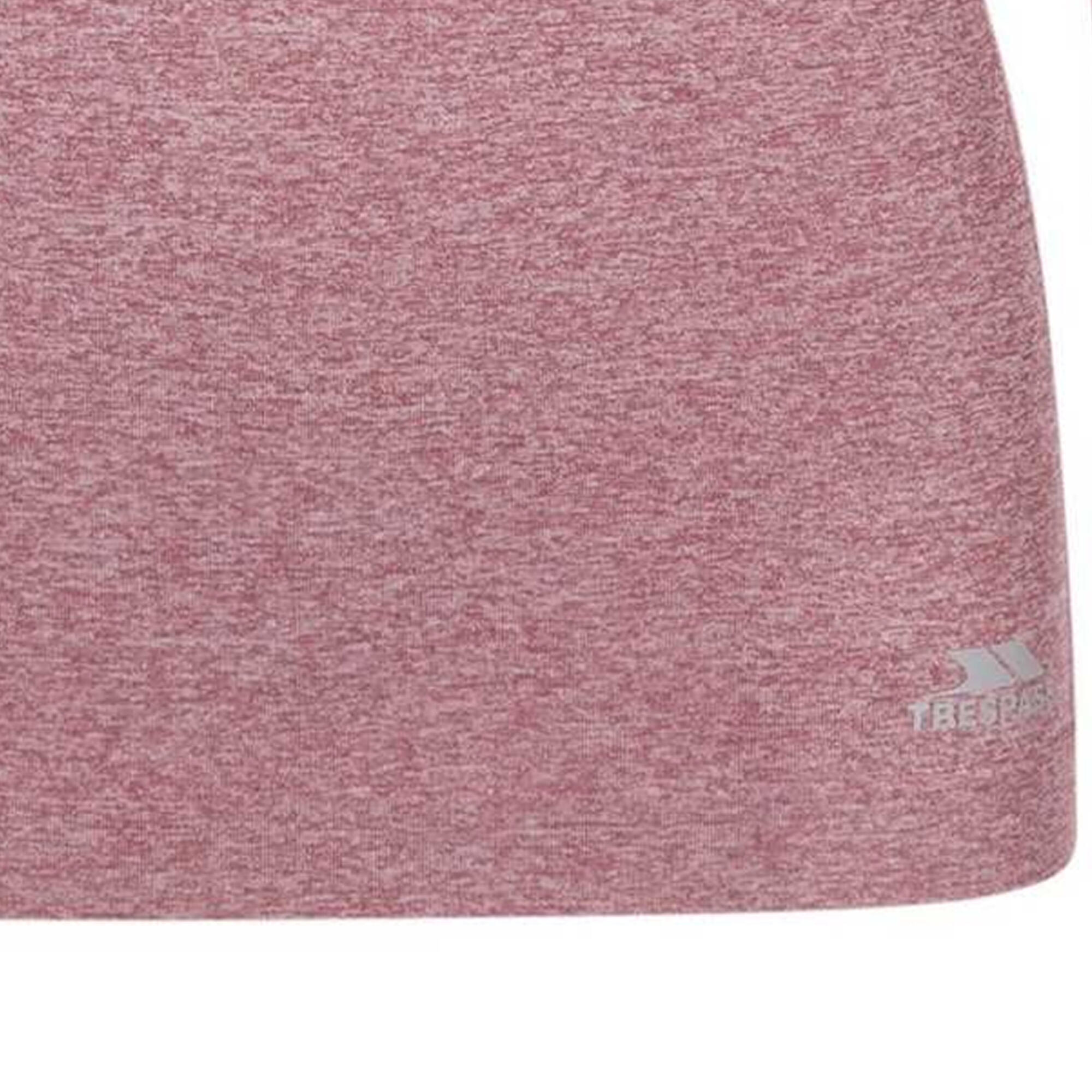 Dames Pelina Half Zip Active Top met lange mouwen (Rozentoon) 4/5