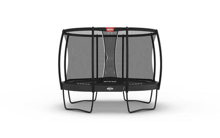 Trampoline BERG Champion + Filet séc. Regular Ovale 350x250 Gris anthr.
