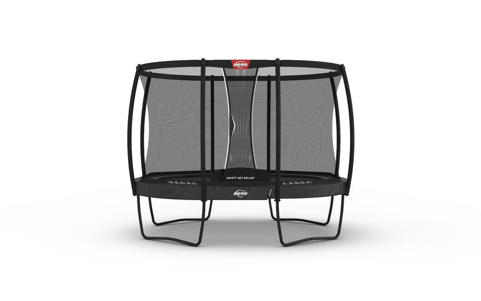 Trampolina BERG Champion + Siatka zab. Regular Owalna 350x250 Antr. sz.