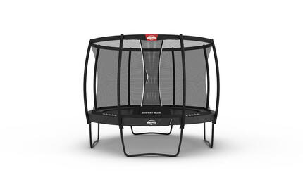 Trampoline BERG Champion + Filet séc. Regular Ronde 330 Gris anthr.