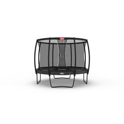 Trampoline BERG Champion + Filet séc. Regular Ronde 330 Gris anthr.