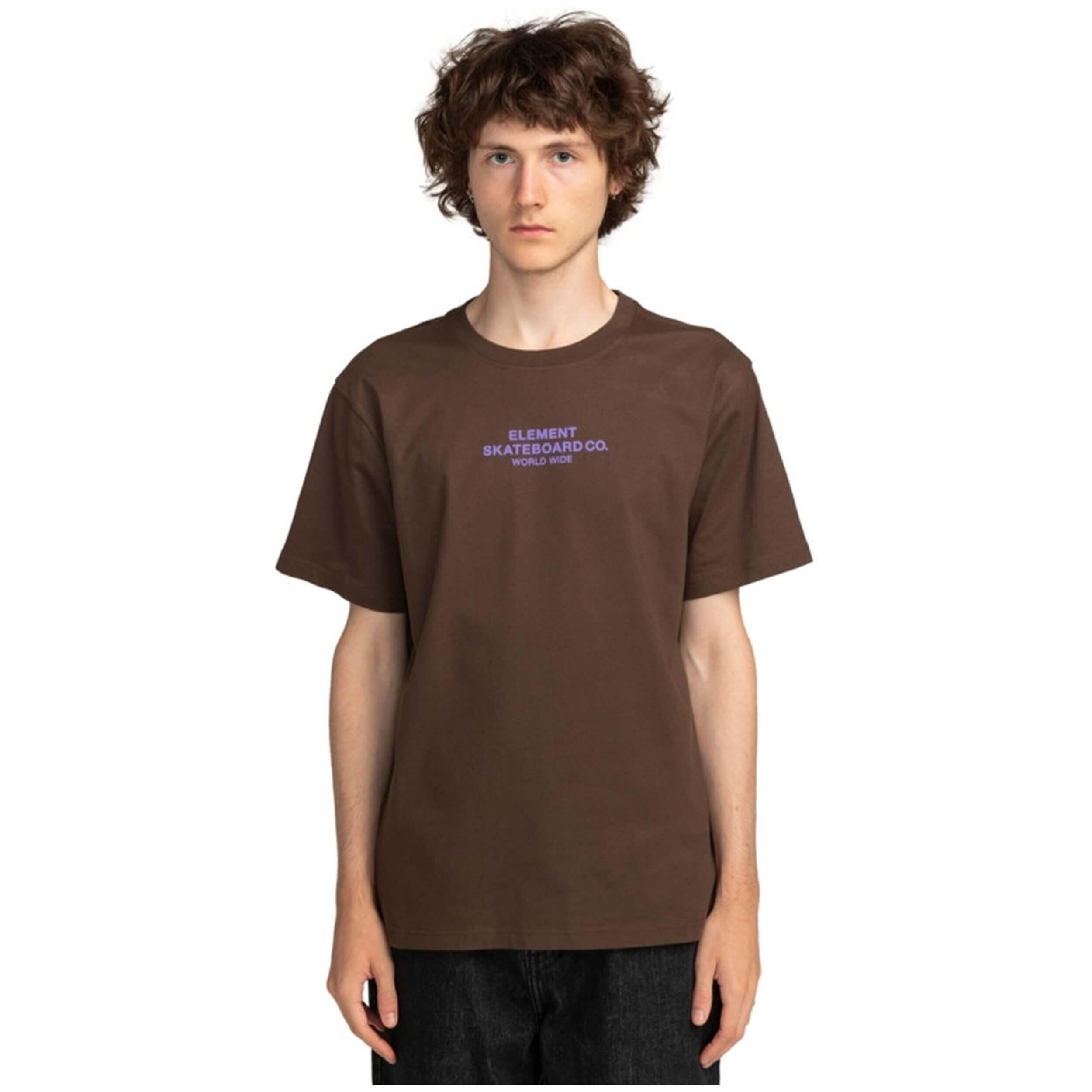 Camiseta de manga corta Element Skateboard Co Ksw0 para hombre 3/5