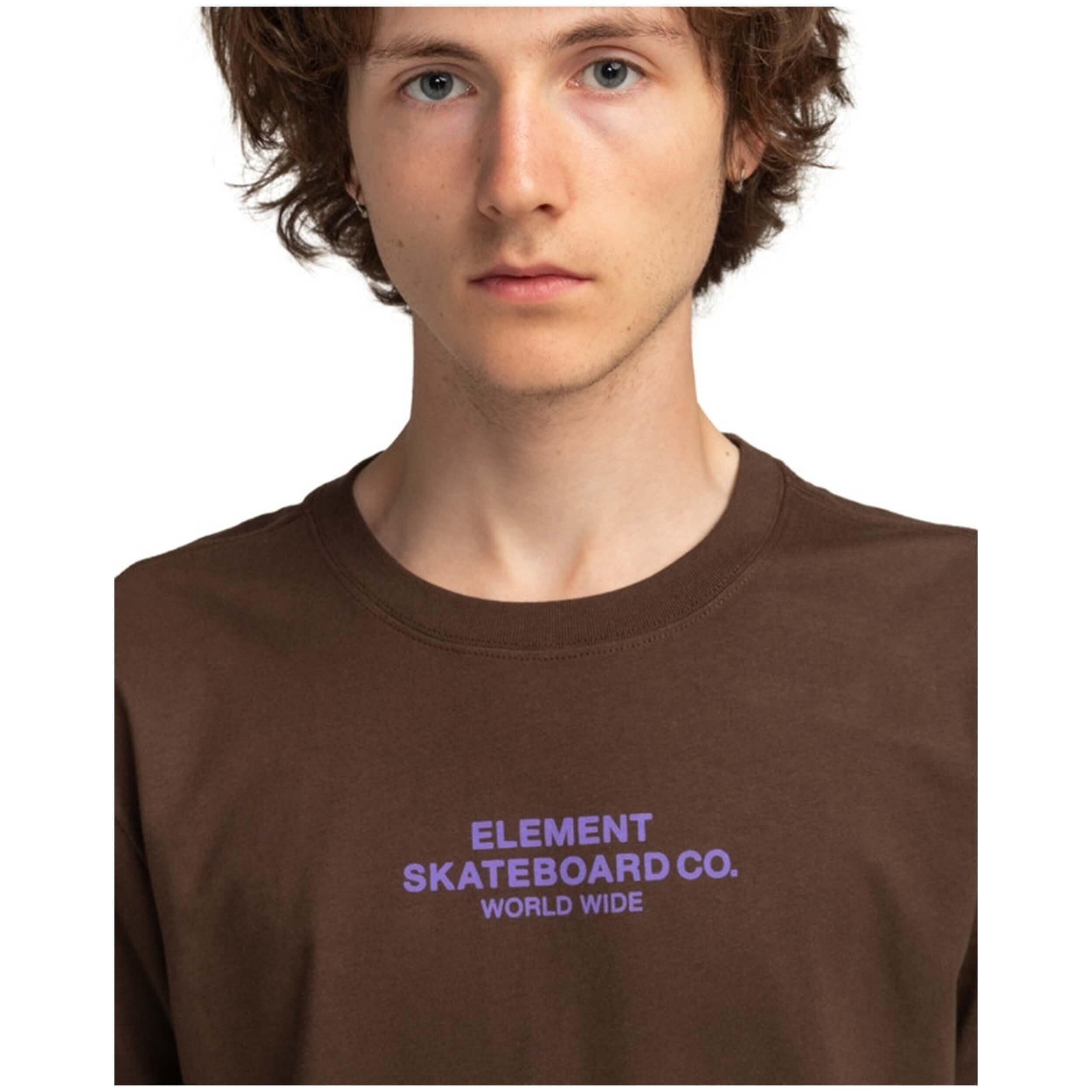 Camiseta de manga corta Element Skateboard Co Ksw0 para hombre 5/5