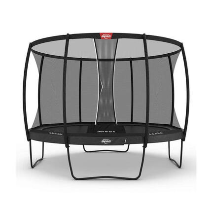 Trampoline Champion Regular 430 + Filet Séc. DLX XL Gris