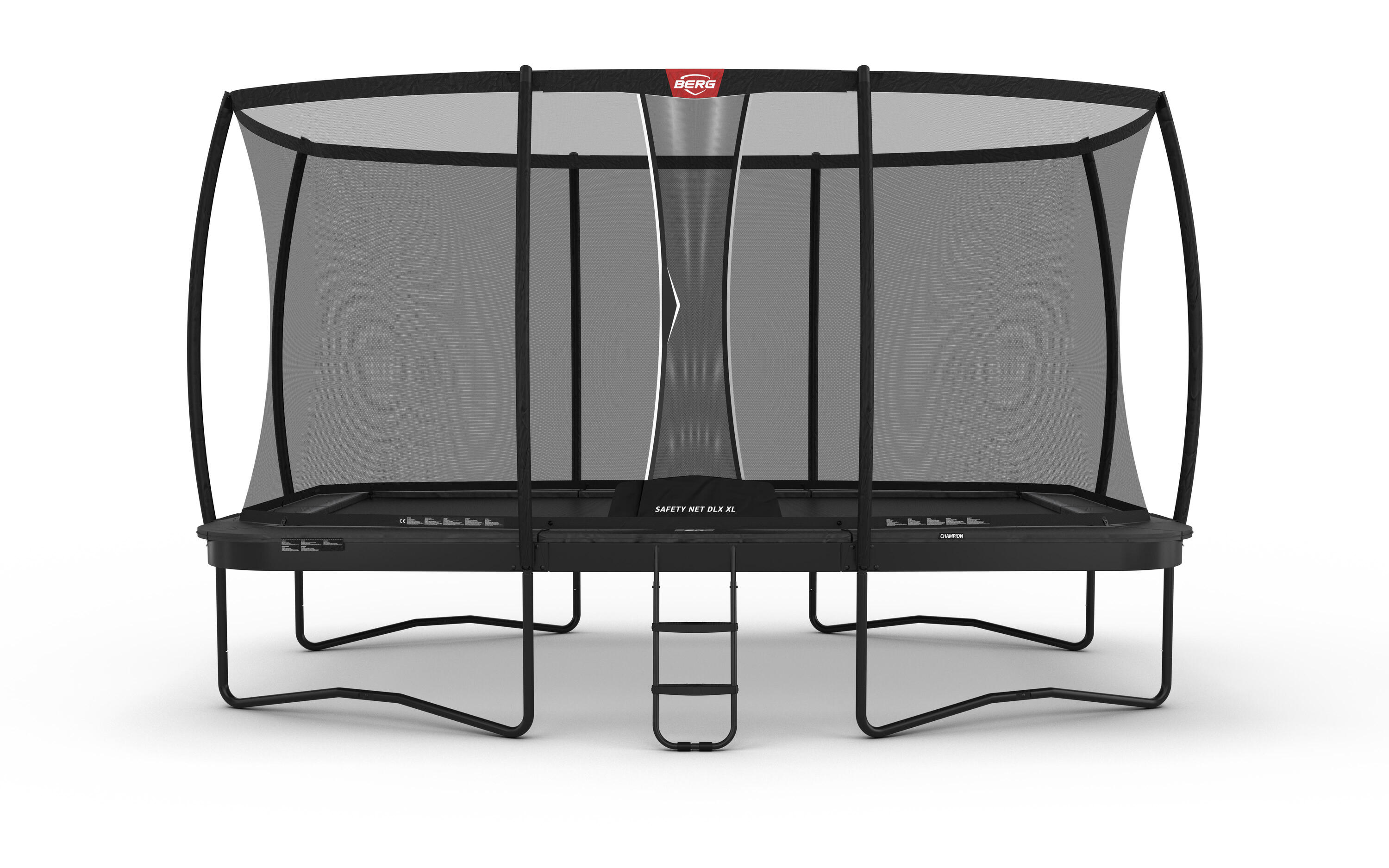 Cama elástica BERG Champion + Red seg. Regular Rectangular 500x300 Gris ant. 1/2