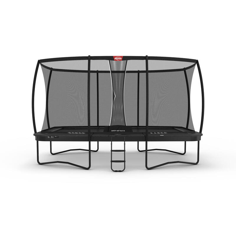 Trampolina BERG Champion + Siatka zab. Regular Prostokątna 500x300 Antr. sz.