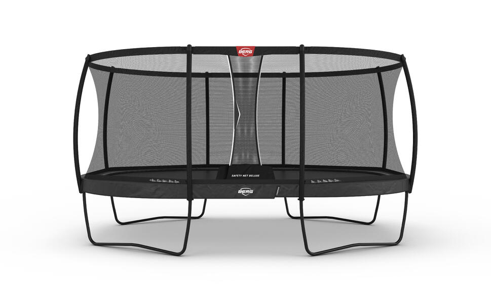 Trampolina BERG Champion + Siatka zab. Regular Owalna 520x345 Antr. sz.