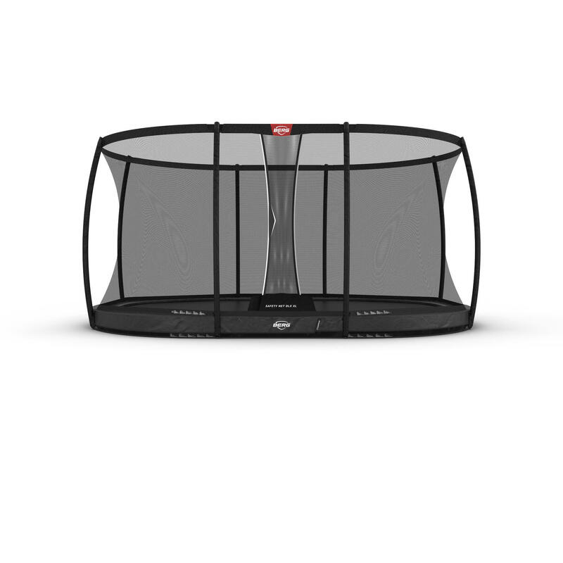 Trampolina BERG Champion + Siatka zab. InGround Owalna 520x345 Antr. sz.