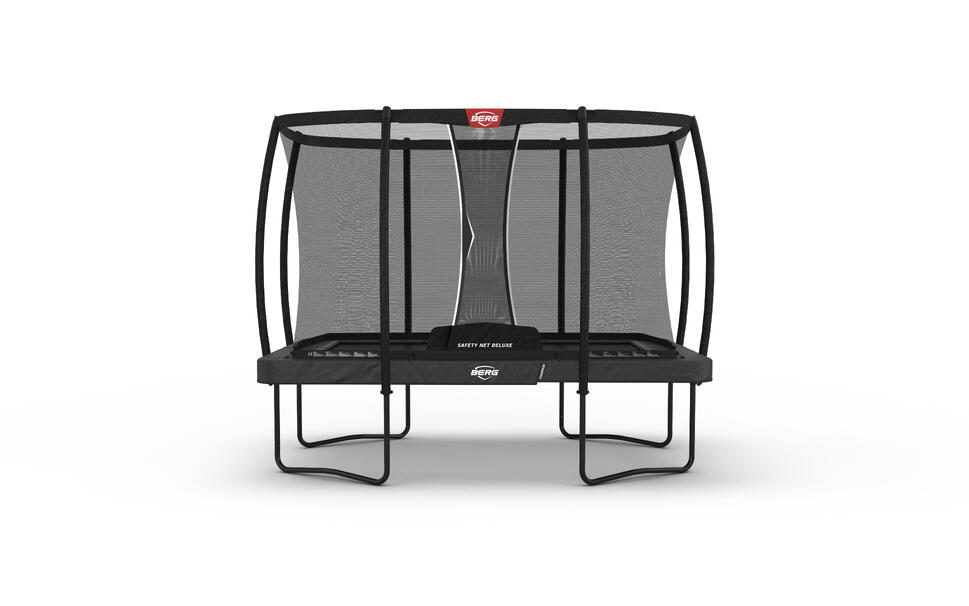 Trampolina BERG Champion + Siatka zab. Regular Prostokątna 330x220 Antr. sz.