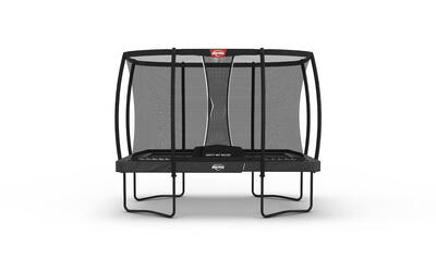 Trampolin BERG Champion + Sicherheitsnetz Regular Rechteckig 330x220 Anthr. Gr.
