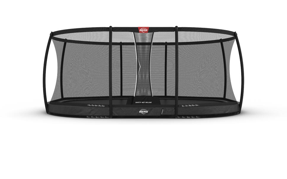 Trampolina BERG Champion InGround + Siatka zab. Owalna 520x345 Antr. sz.