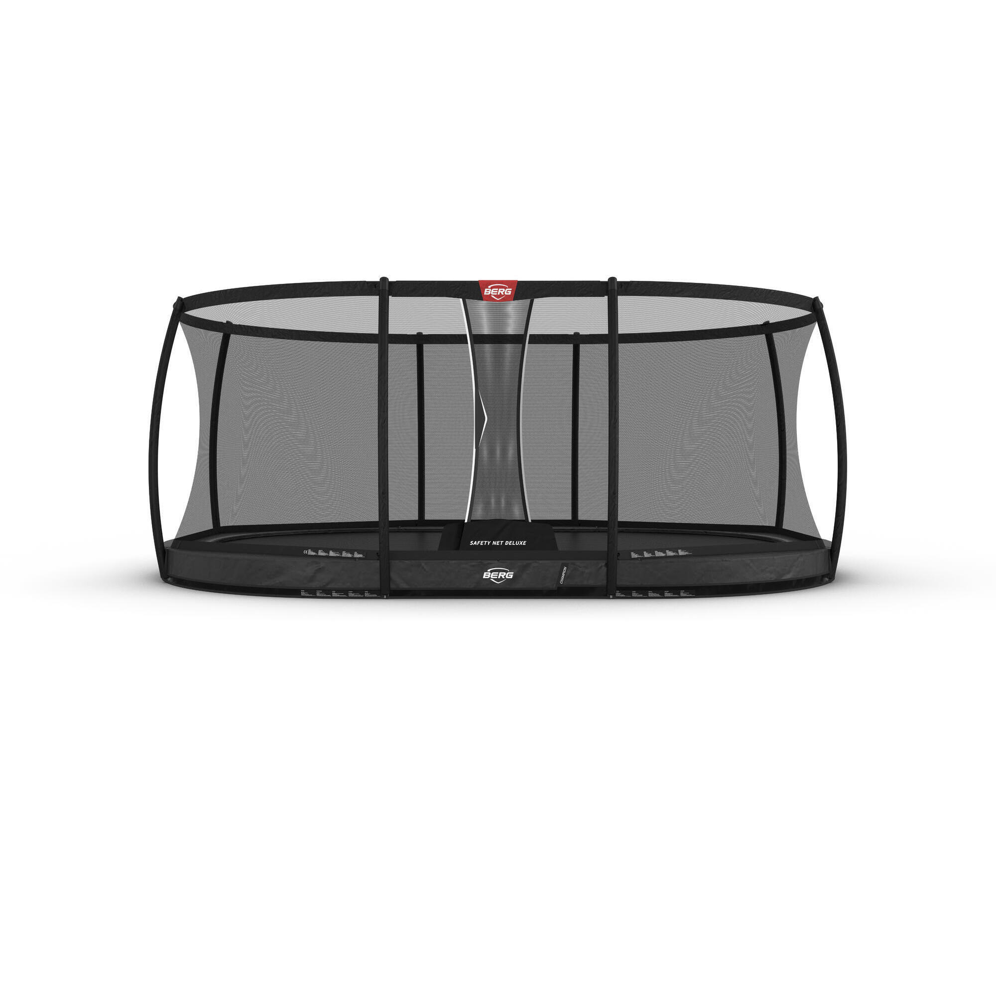 Trampolina BERG Champion InGround + Siatka zab. Owalna 520x345 Antr. sz.