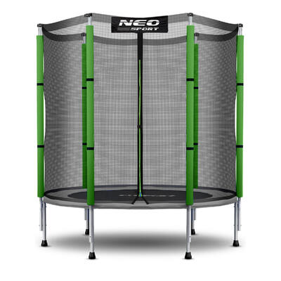 Trampolina ogrodowa z siatką zewnętrzną Neo-Sport 140cm 4ft
