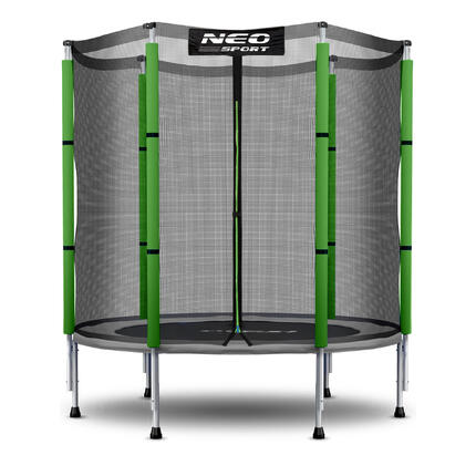 Trampolina ogrodowa z siatką zewnętrzną Neo-Sport 140cm 4ft