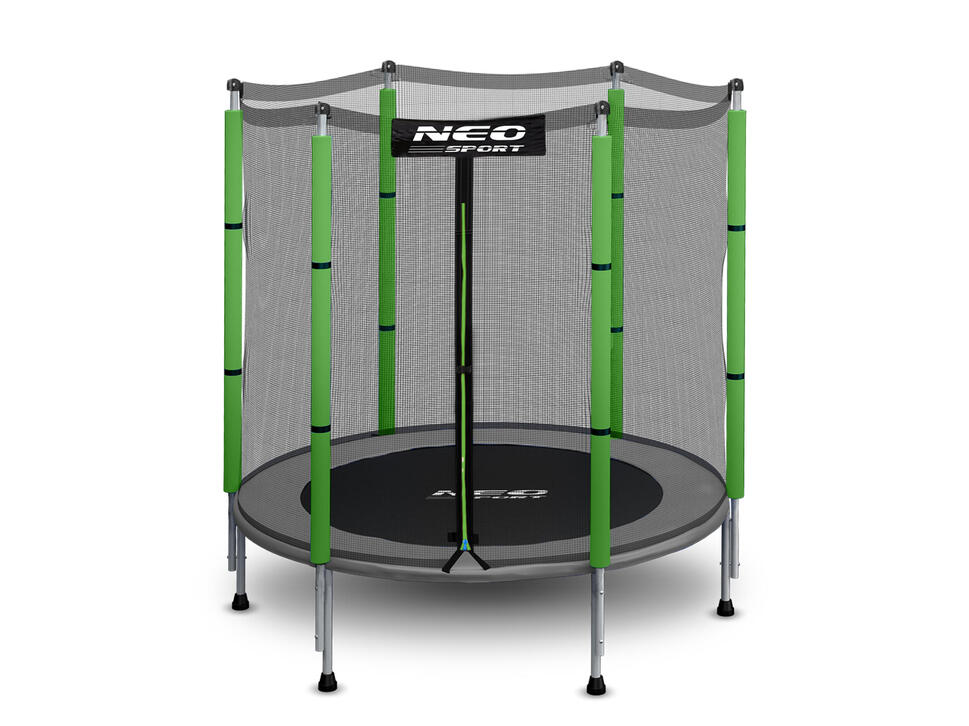 Trampolina ogrodowa z siatką zewnętrzną Neo-Sport 140cm 4ft