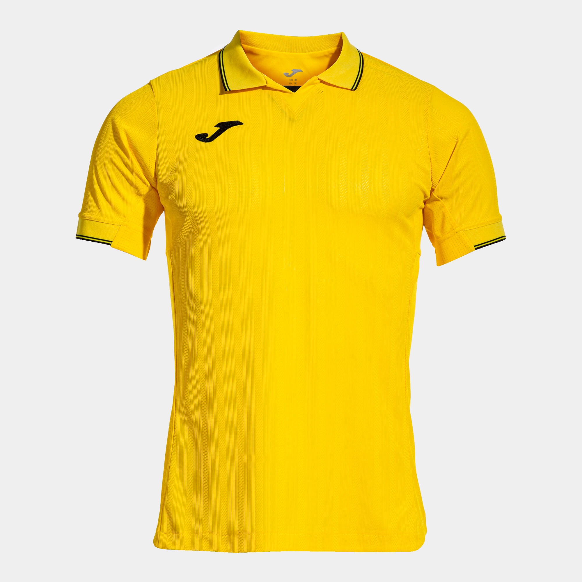 Maillot Manches Courtes Football Homme Joma Fit one Jaune 4/4