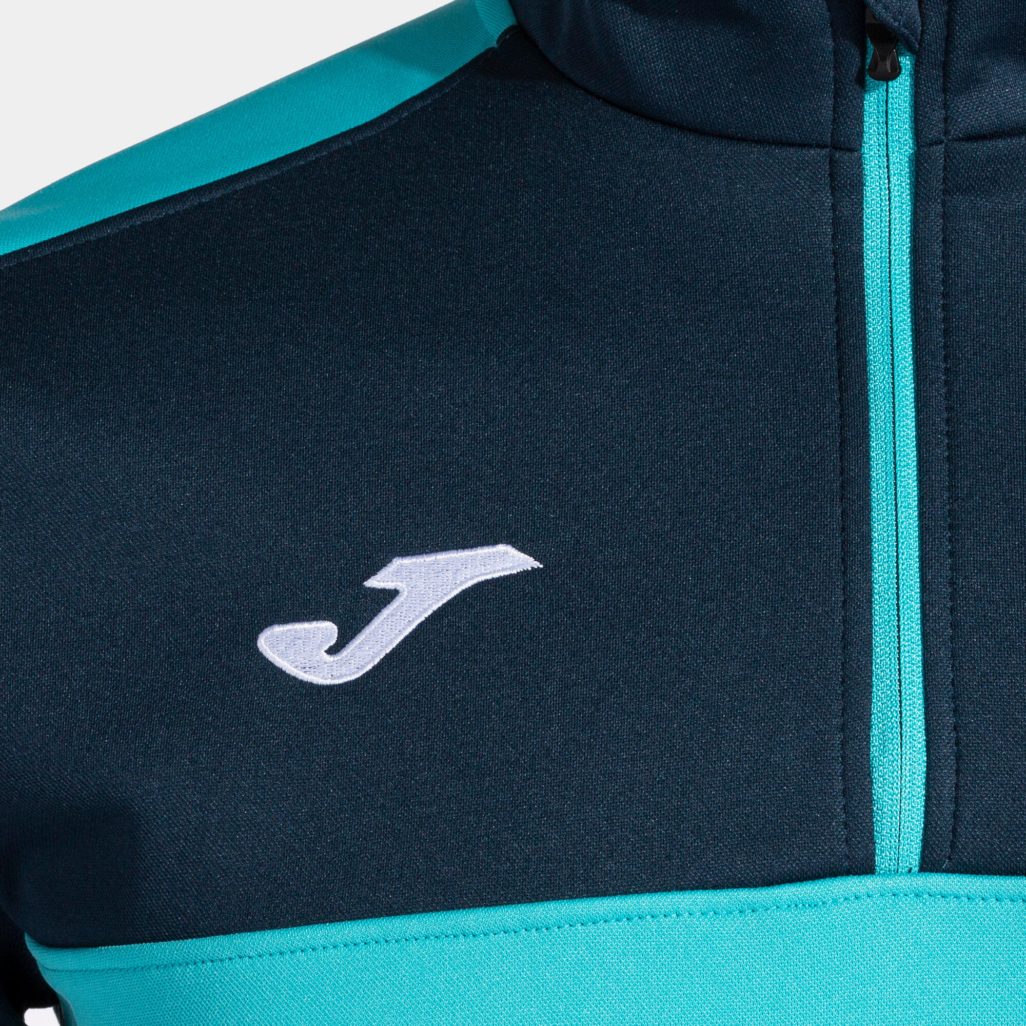 Sweat-Shirt Football Homme Joma 1/2 Cremallera Winner Turquoise Fluo 3/3