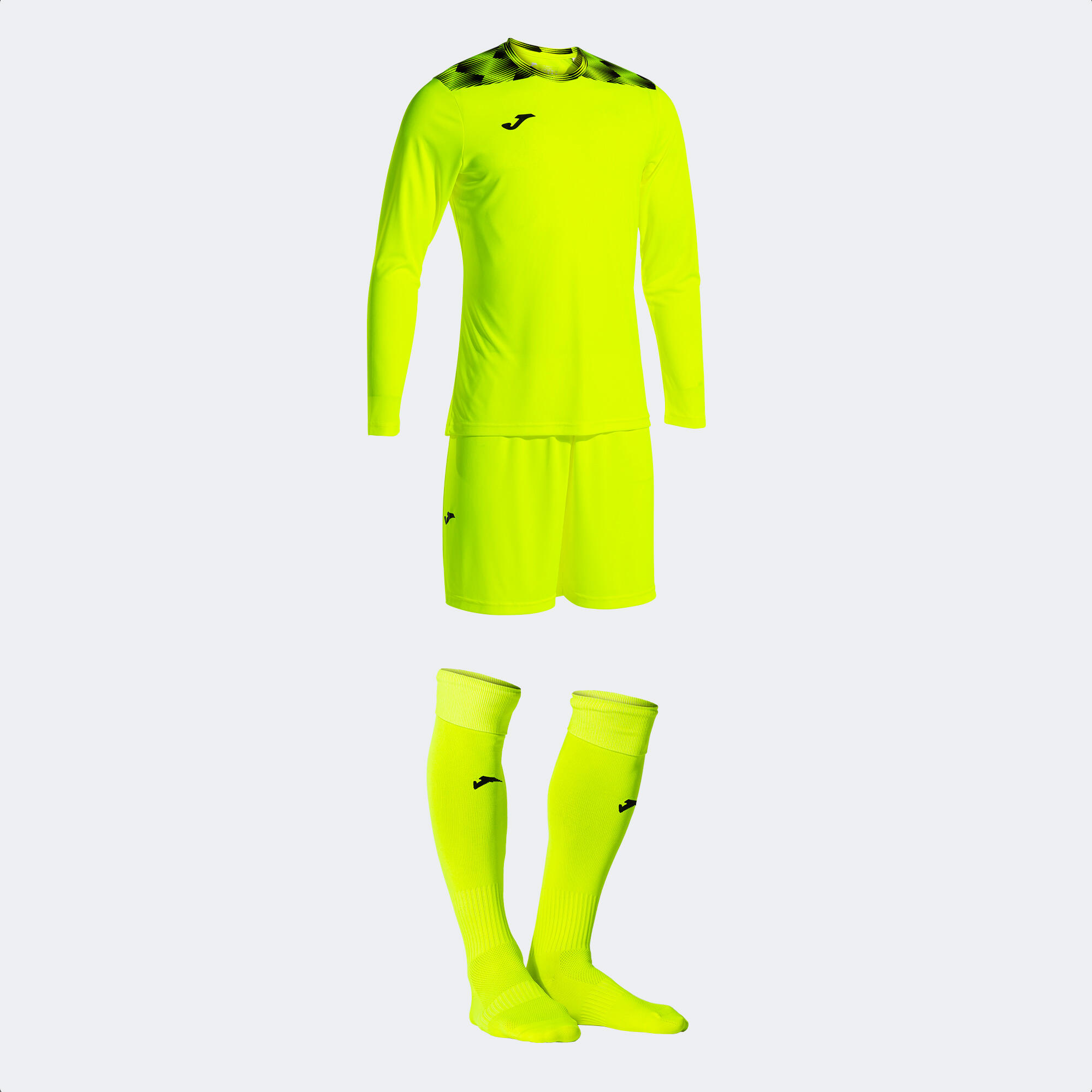 Conjunto Futebol Homem Joma Zamora VIII Amarelo Fluor