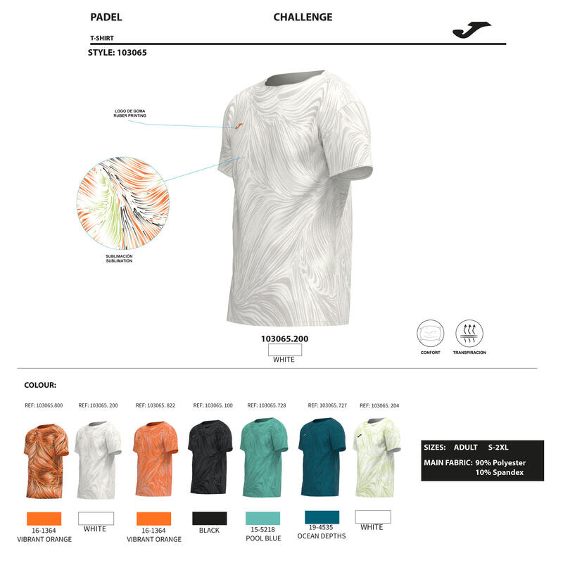 Tricou tenis pentru bărbați Joma Challenge