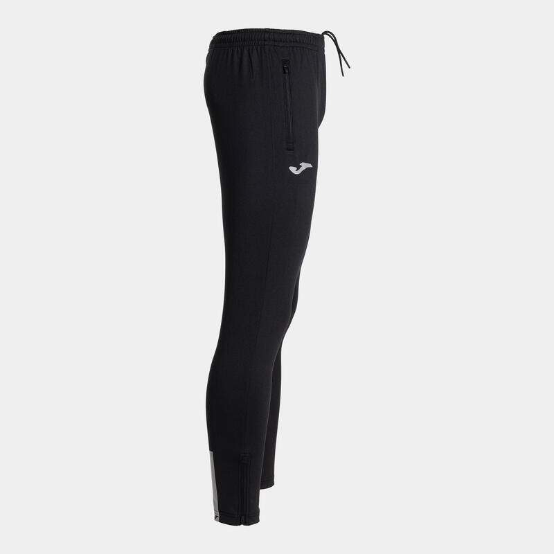 Pantalon De Sport Joma Elba Homme - Noir - 100% Polyester - Taille Mi-haute - Style Skinny