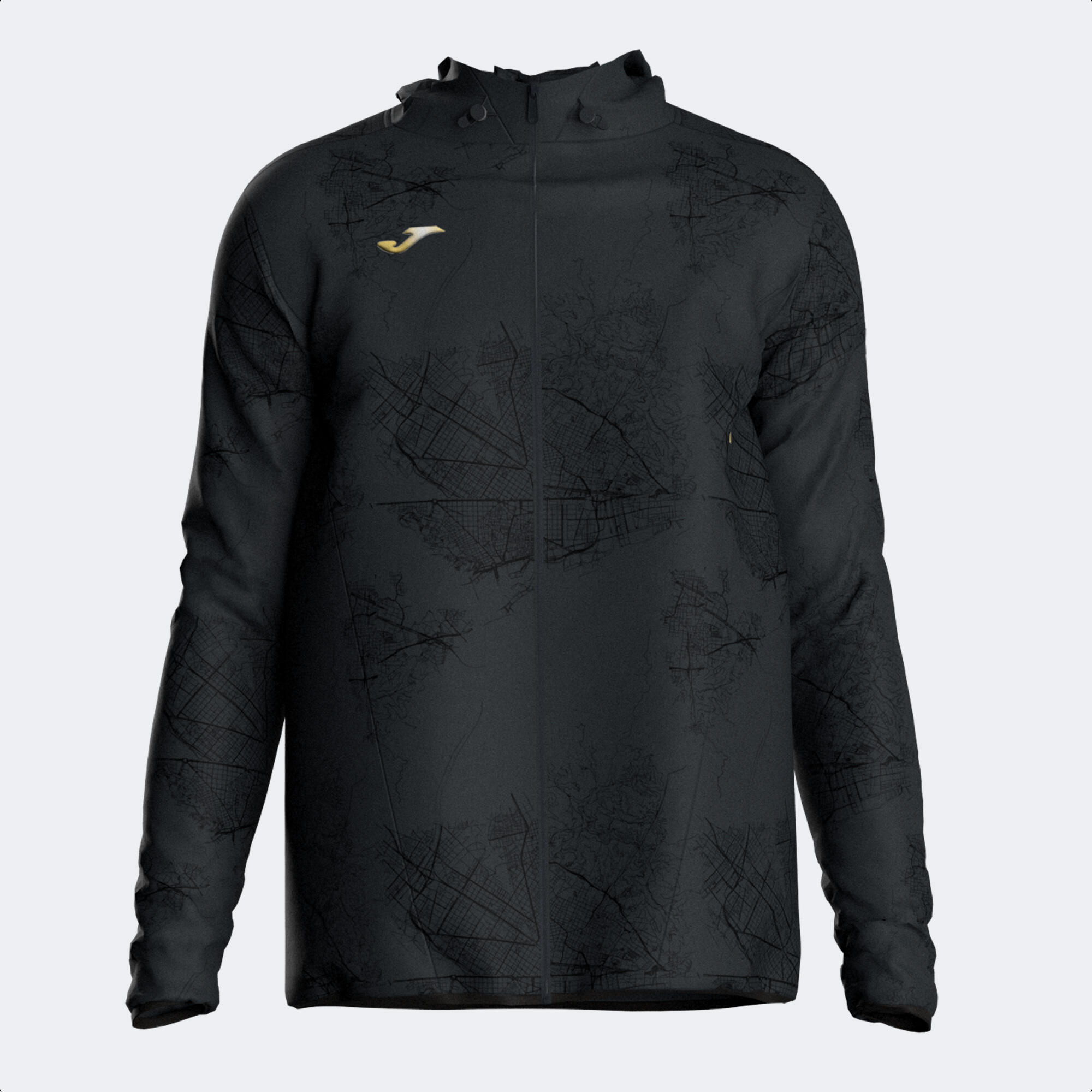 Impermiável running homem joma r-night preto