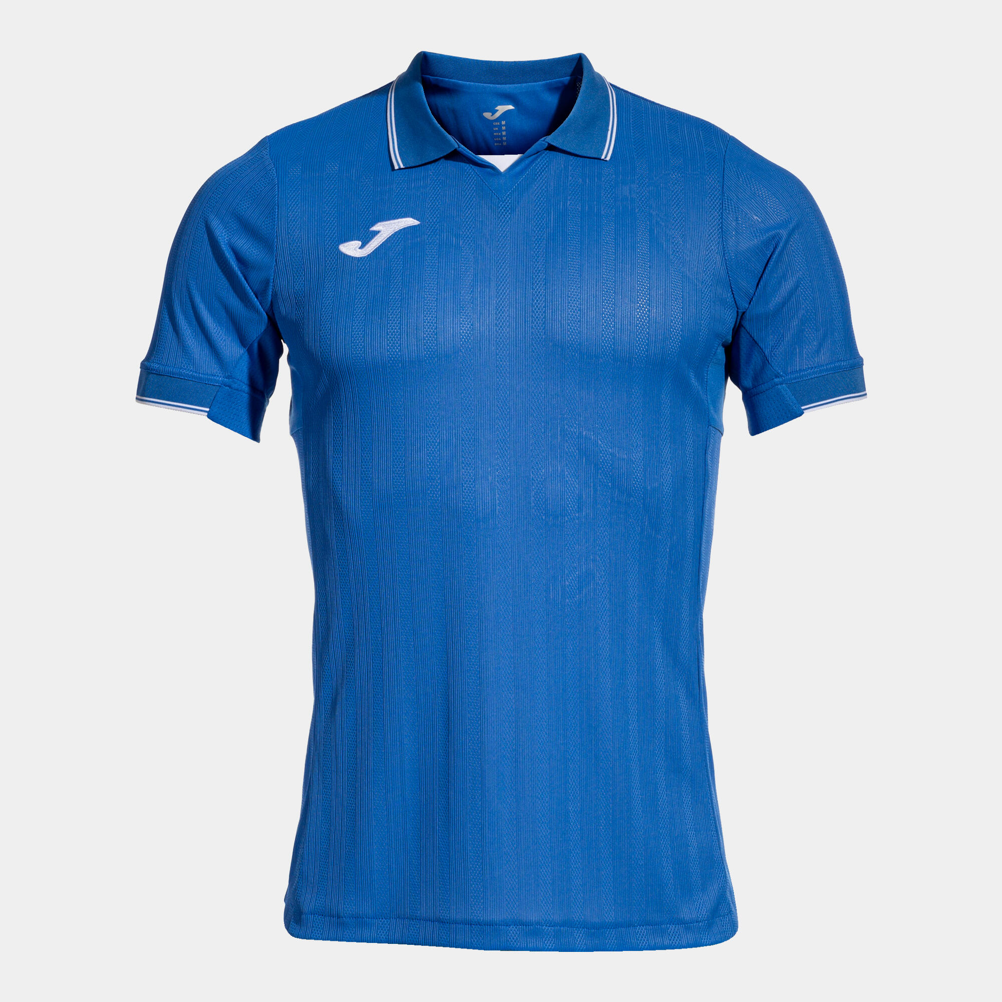Maillot Manches Courtes Football Homme Joma Fit one Bleu Roi 4/5