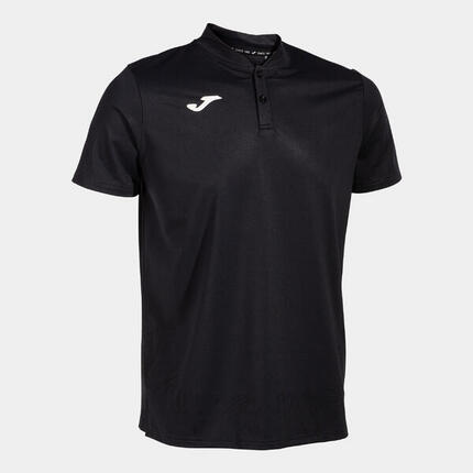 Polo Manches Courtes Tennis Homme Joma Challenge Noir