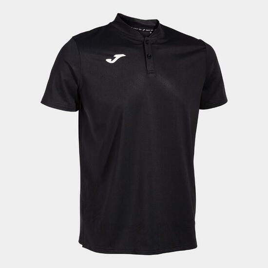 Polo Manches Courtes Tennis Homme Joma Challenge Noir