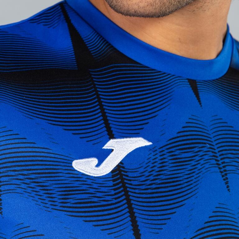 T-Shirt Manga Comprida Futebol Homem Joma Portero Derby IV Azul Royal 5/7