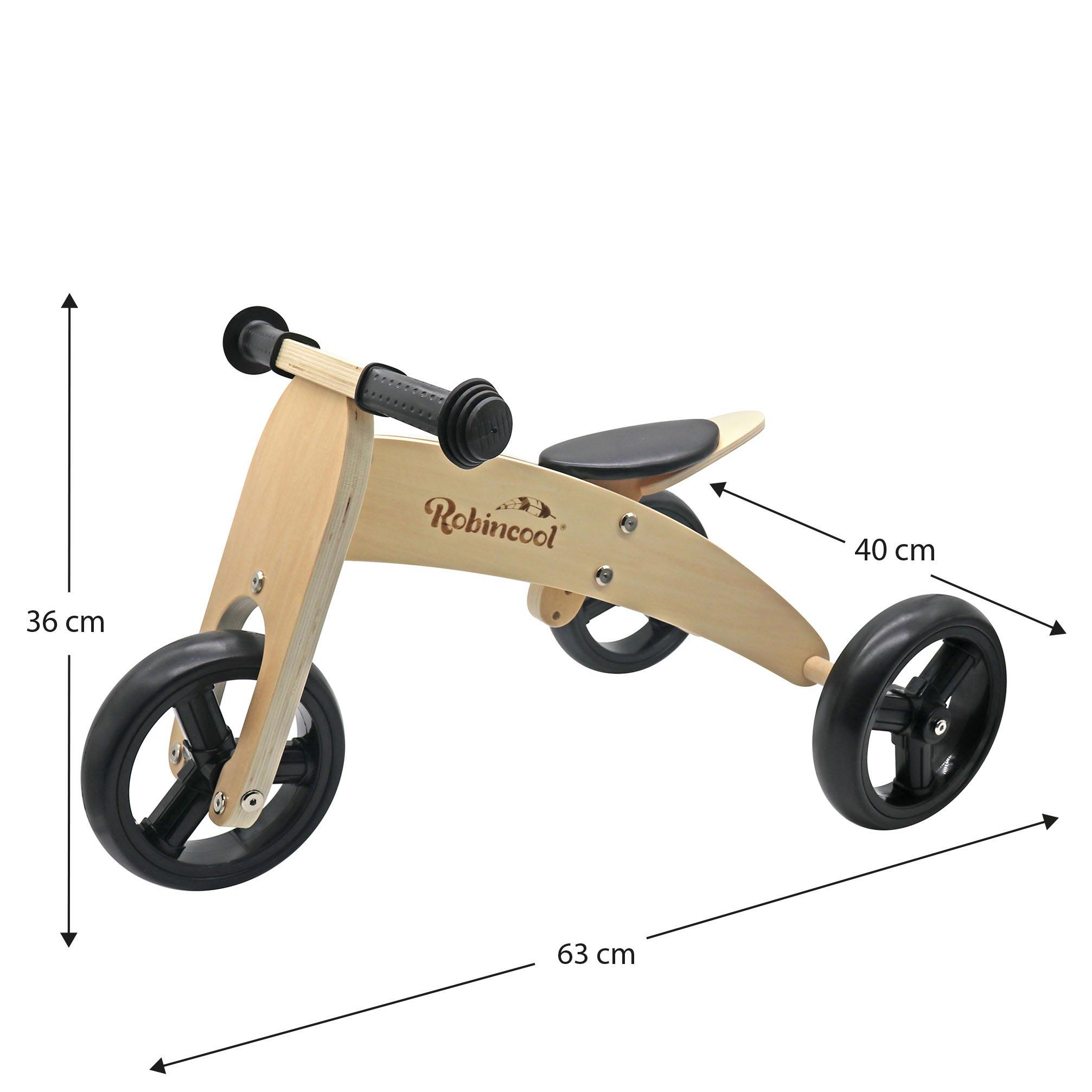 Bicicleta Sin Pedales Montessori Robincool Fast Wheels 63x32x36 cm Transformable 4/5