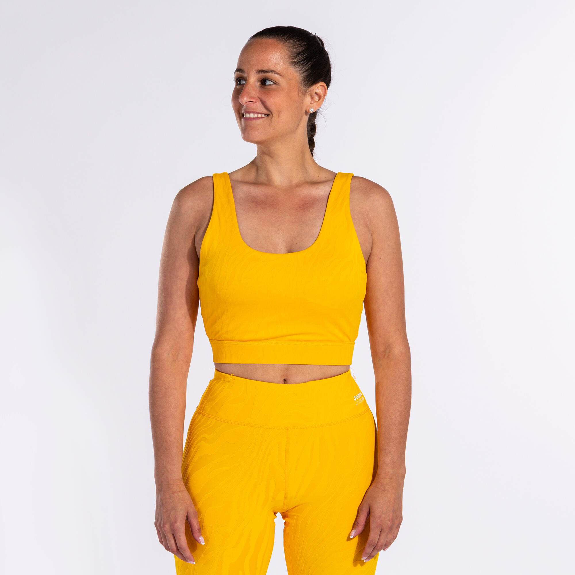 Sujetador Deportivo Fitness Mujer Joma Daphne Naranja 2/6