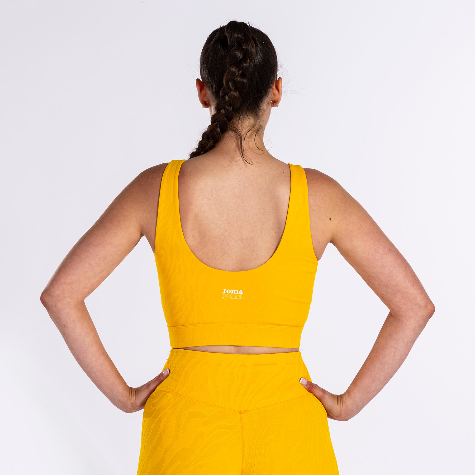 Sujetador Deportivo Fitness Mujer Joma Daphne Naranja 3/6