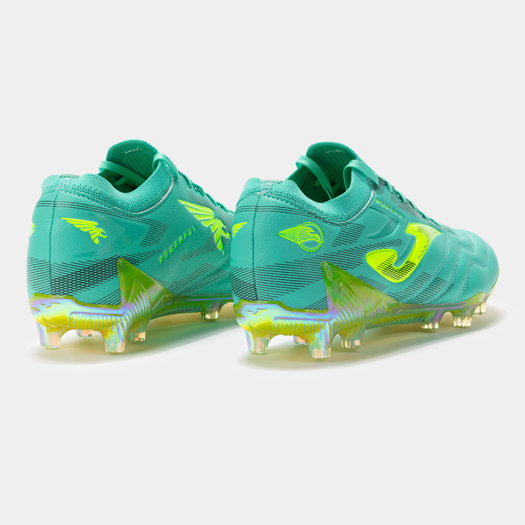 Chaussures Football Football Adulte Joma Powerful Cup 25 FG Turquoise 3/5