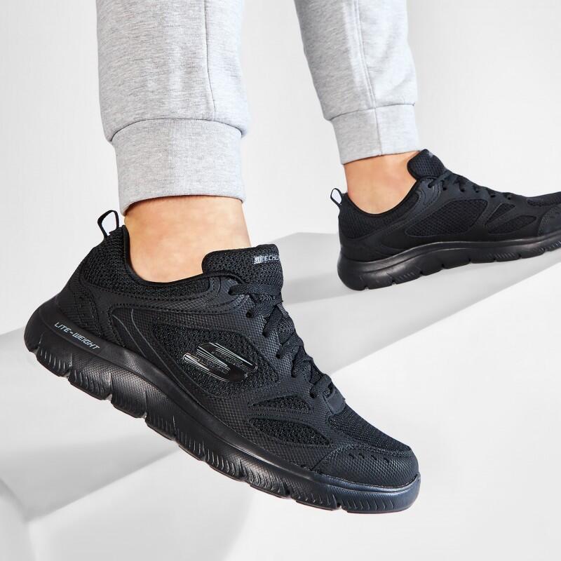 Skechers Summits-South Rim, Homme, Entraînement cardiaque, chaussures, noir 7/7