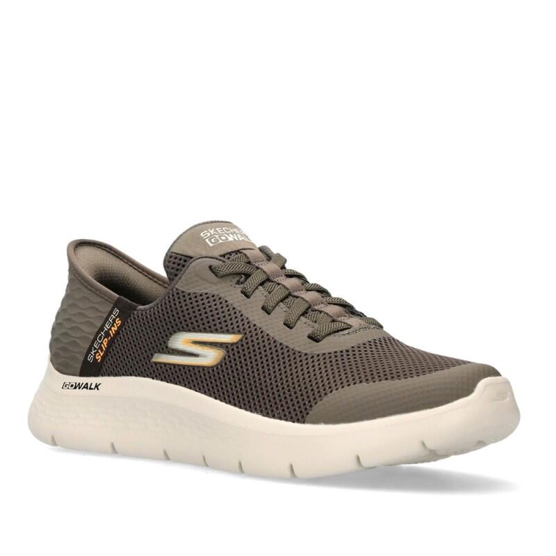 Zapatos Skechers Skechers Go Flex Hombre Beige Skechers Tenis Skechers  Mujer Burst Go Walk Tenis De Marca