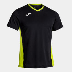 Maillot Manches Courtes Tennis Homme Joma Court Noir