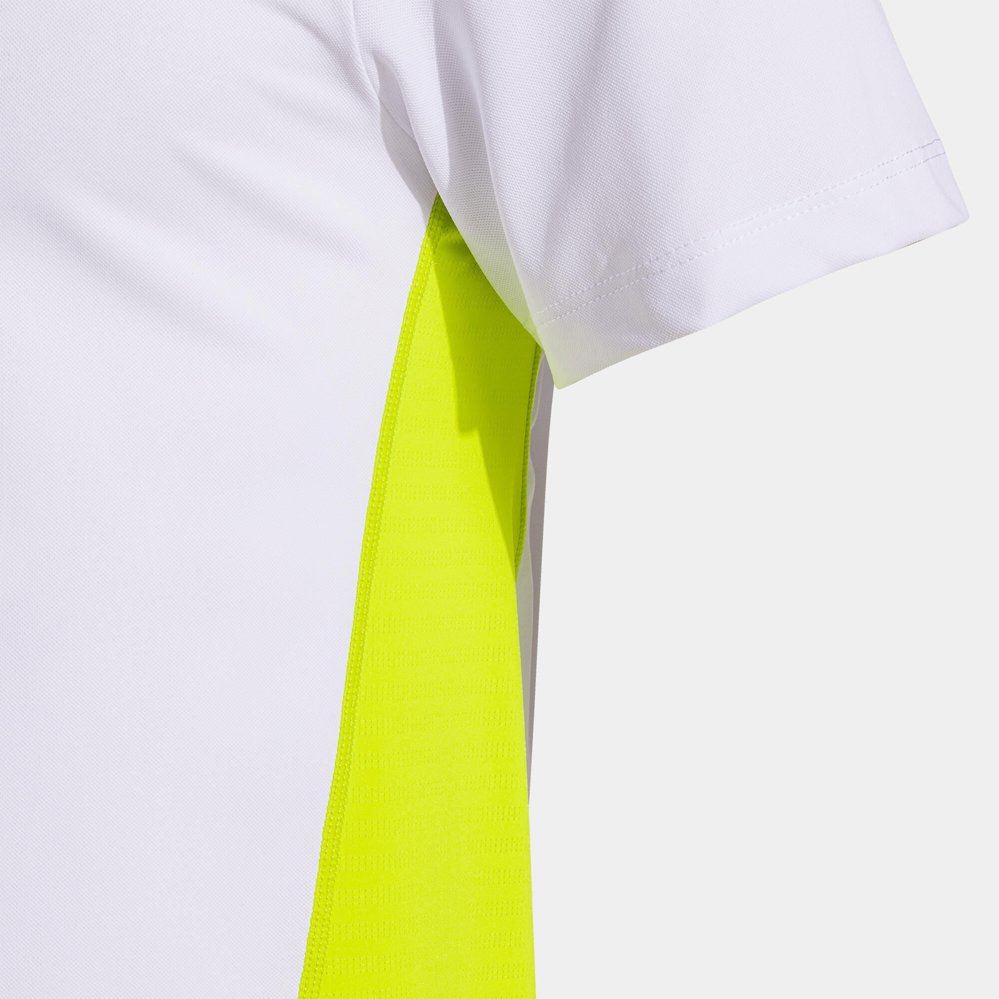 Maillot Manches Courtes Tennis Homme Joma Court Blanc 4/5
