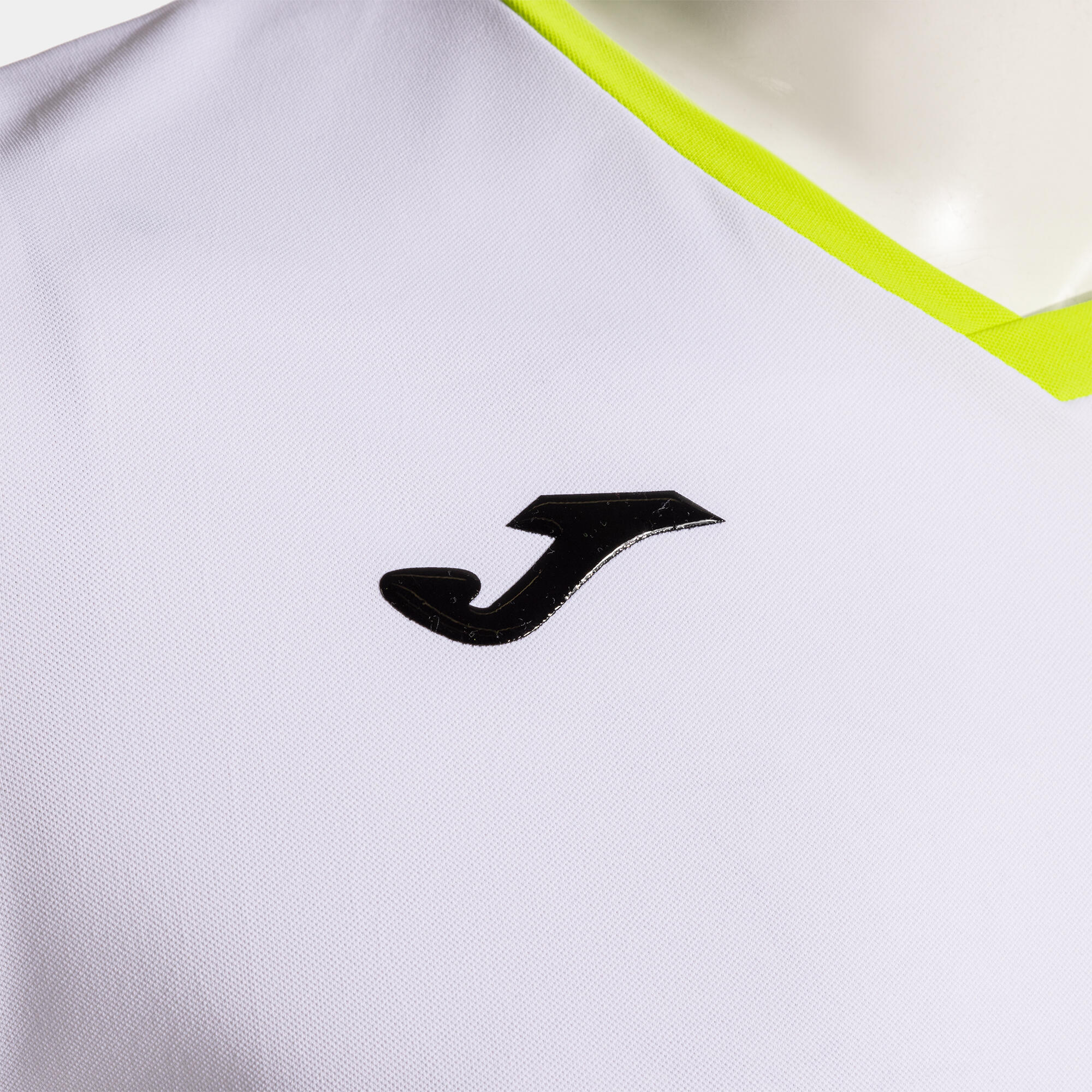 Maillot Manches Courtes Tennis Homme Joma Court Blanc 3/5