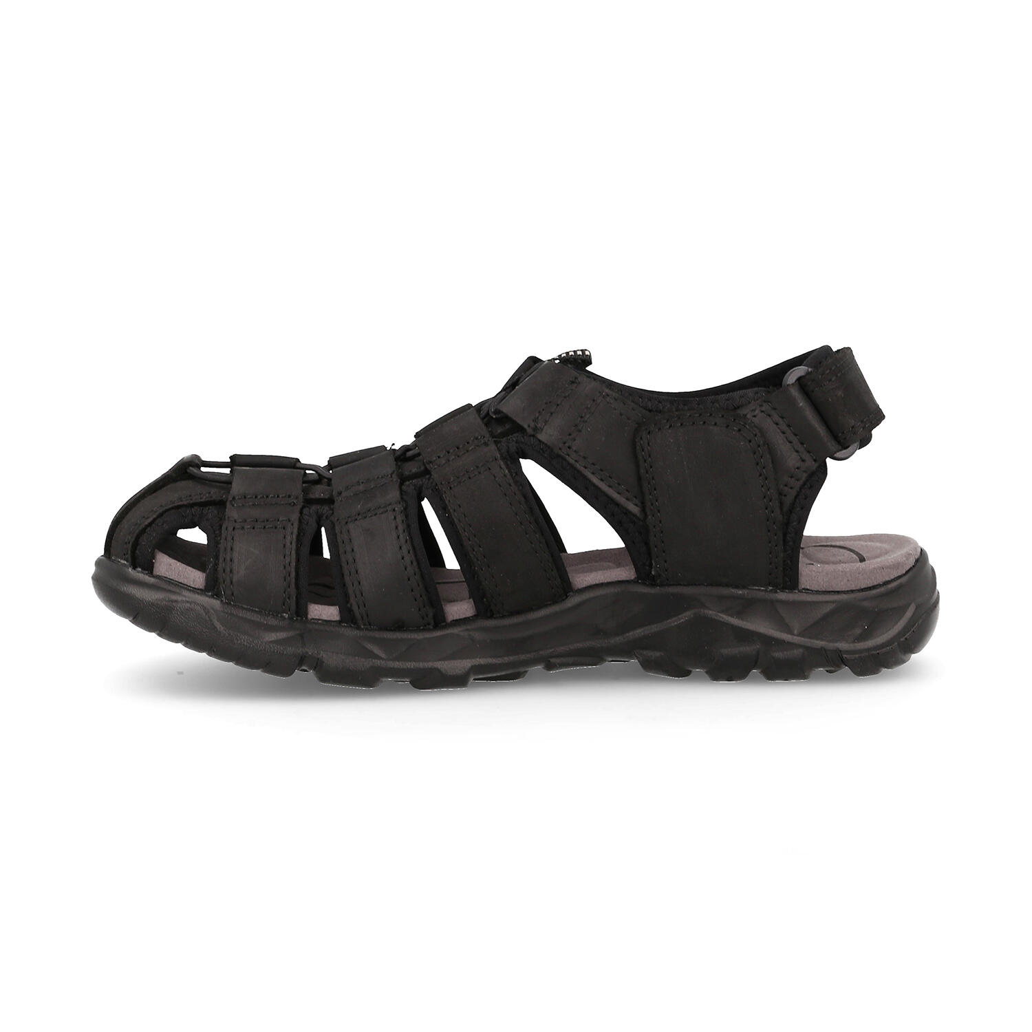 Sandalia Hombre Obi Marrón Negro 3/5