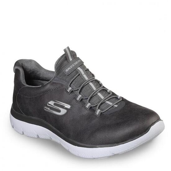 Zapatillas Deportivas Mujer Skechers Summits-Itz Bazik Gris