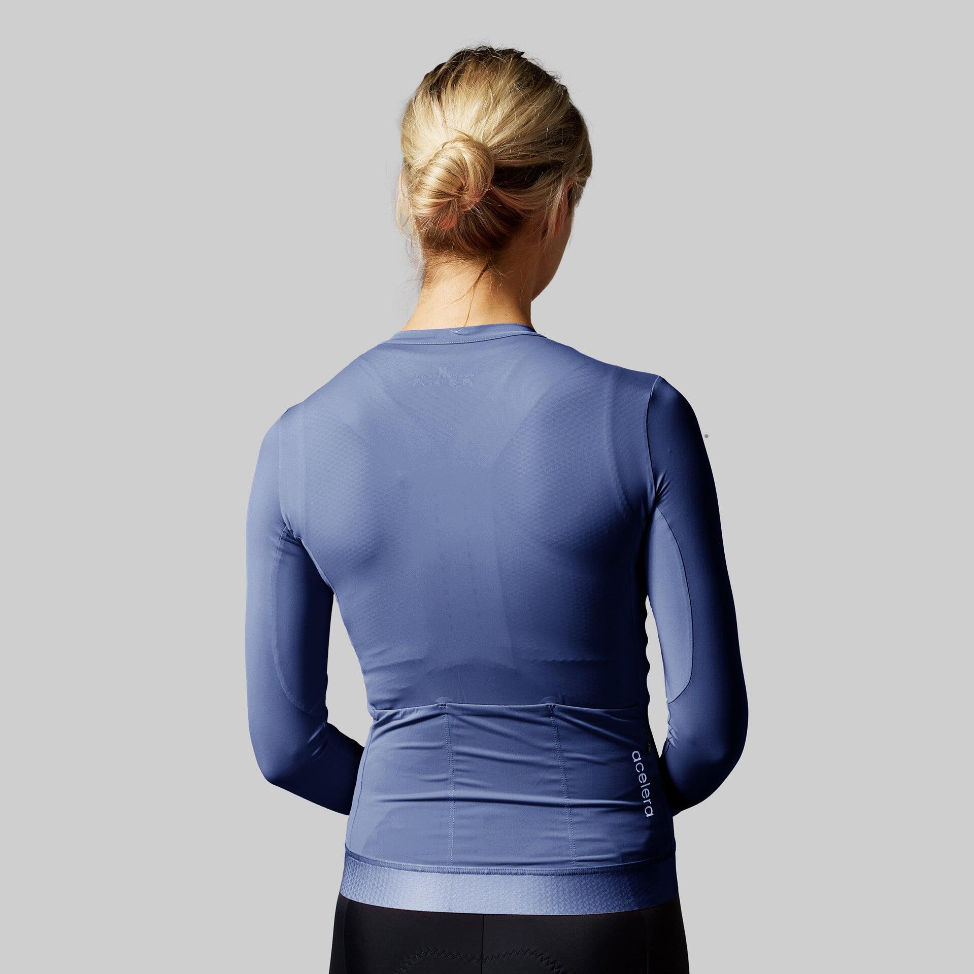 Radtrikot Damen Langarm Fahrradtrikot Radbekleidung 2/7
