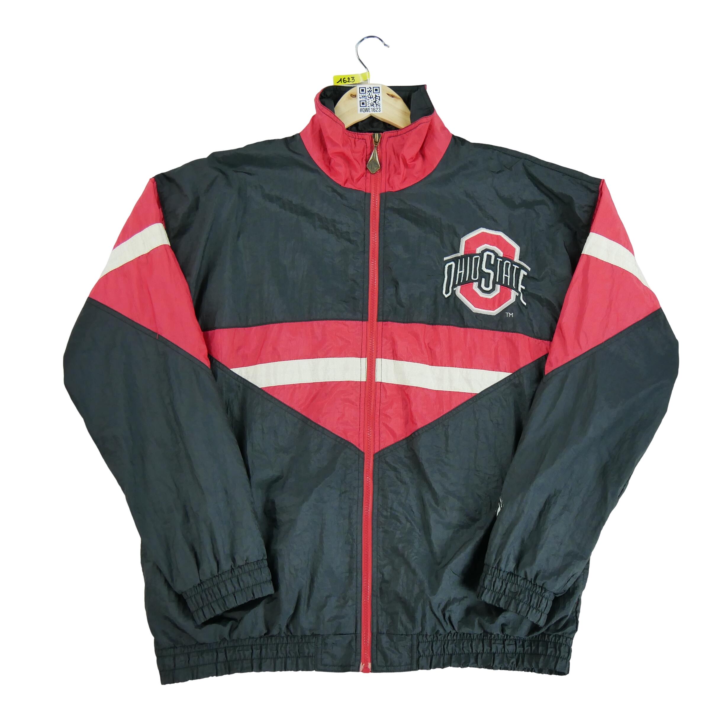 Segunda vida - corta-vento vintage da ncaa de ohio state - em bom estado
