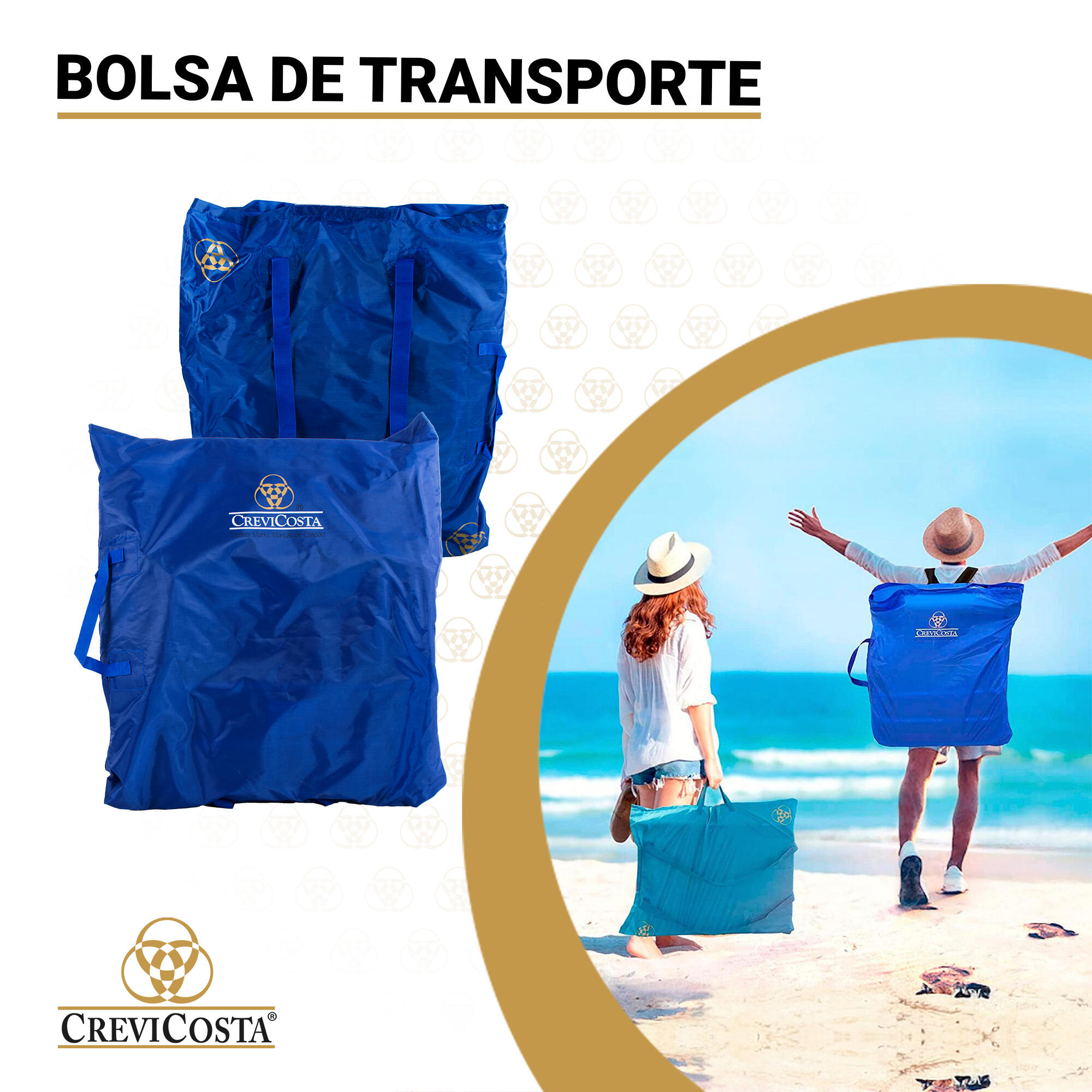Lote de 2 Tumbonas de Playa 185x57x27 Aquarius - CREVICOSTA. Marinera 5/7