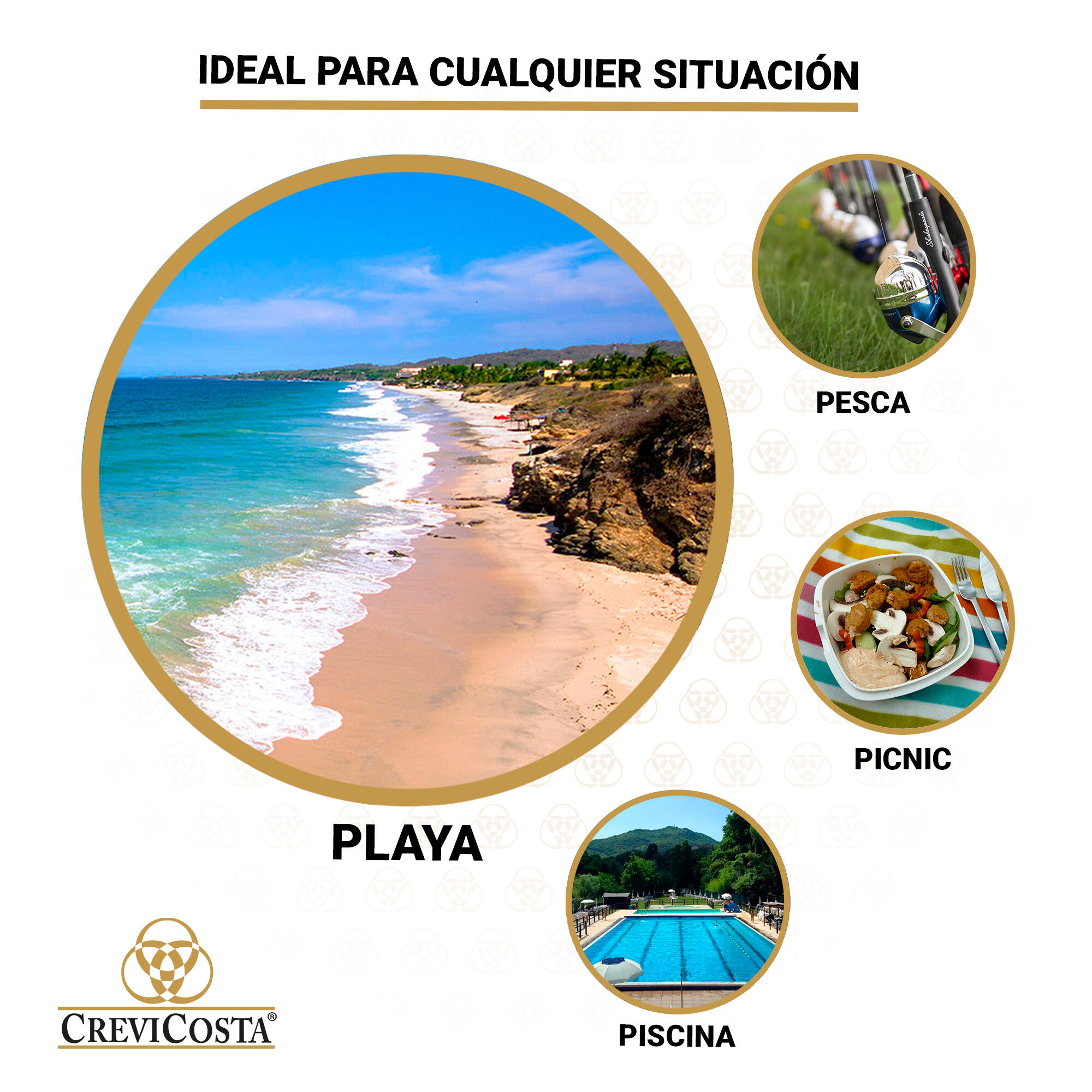 Silla de Playa 168x47x21/12 cm Carrito 5001 - CREVICOSTA. Flowers 7/7