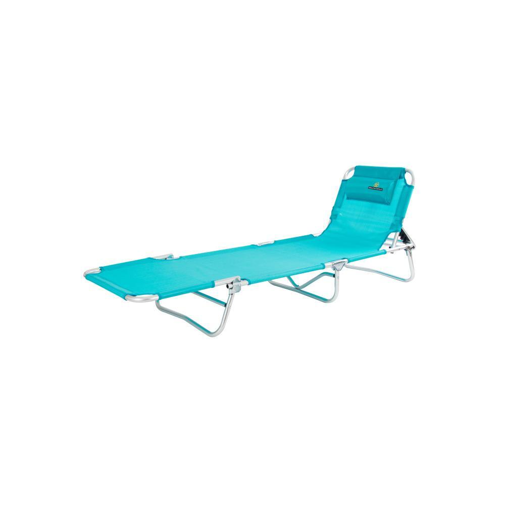 CREVICOSTA Tumbona de Playa 195x657x23 Fósforo - CREVICOSTA. Turquesa